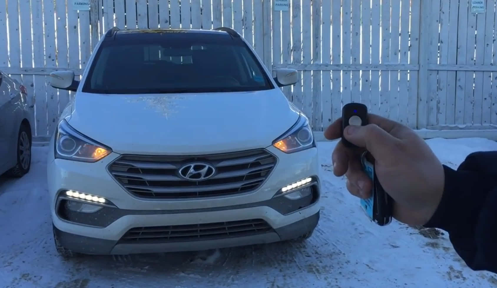 hyundai remote start flashing lights disable