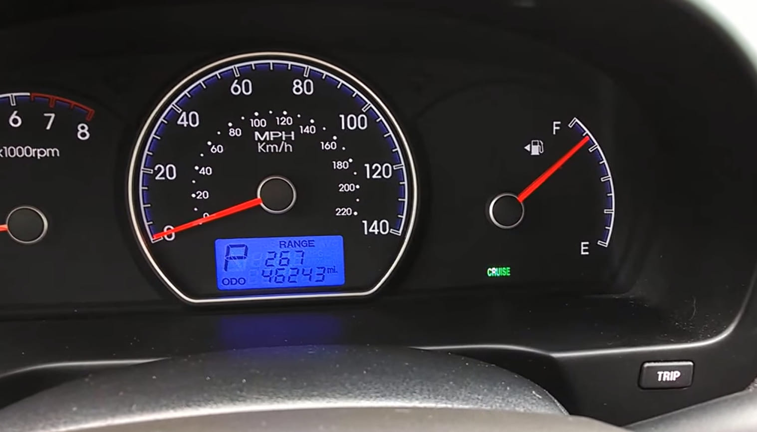 hyundai elantra cruise control not working