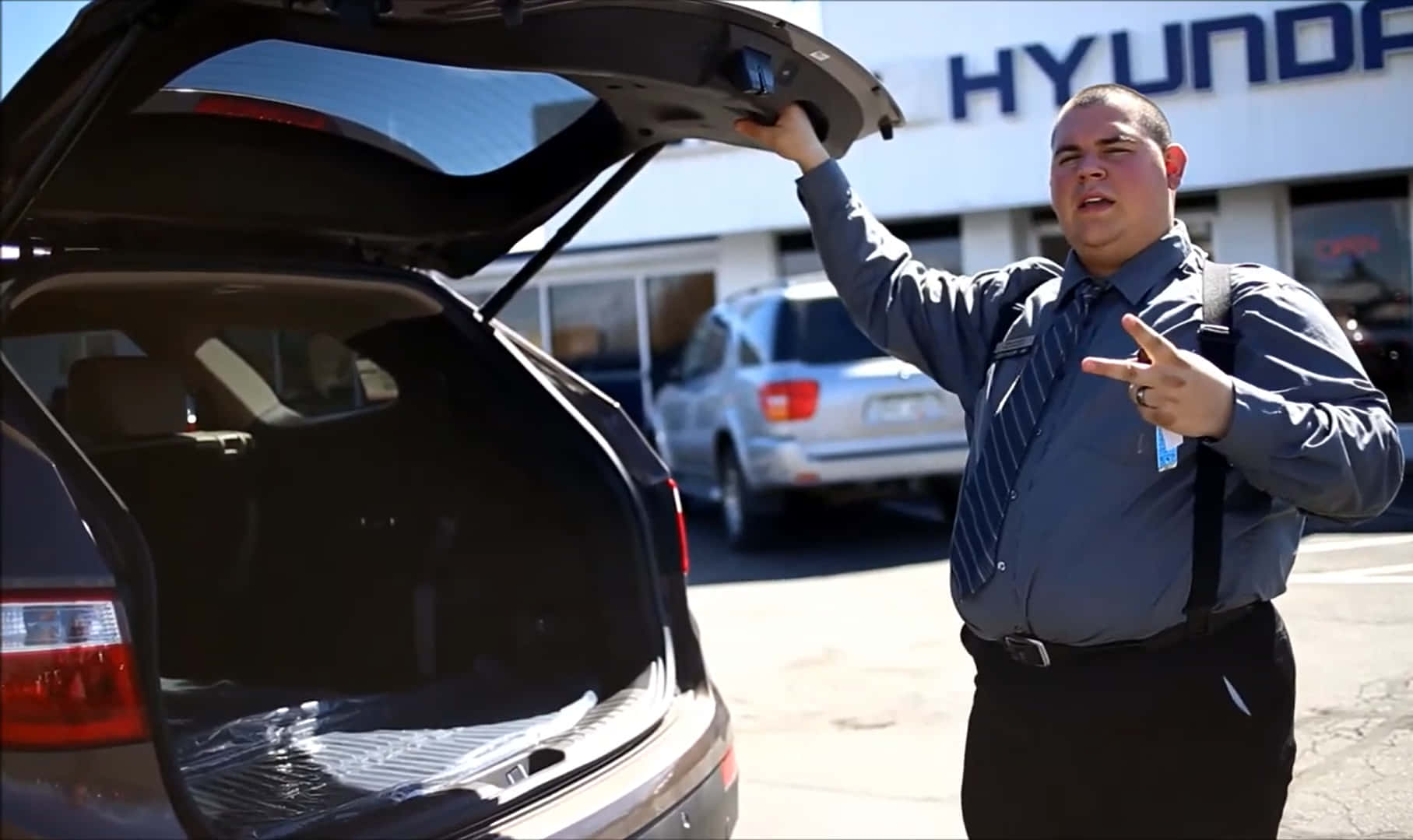 opening the rear hatch