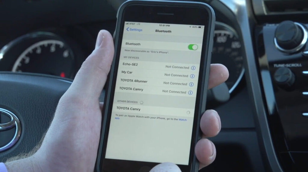 camry bluetooth not working