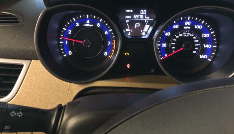 hyundai malfunction indicator light stays on