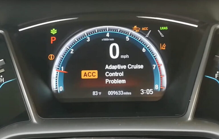 honda adaptive cruise control problem