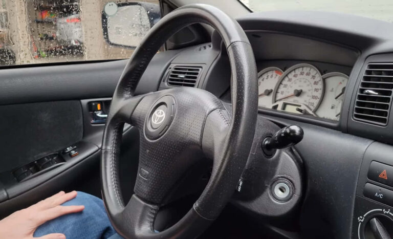 toyota corolla steering wheel peeling