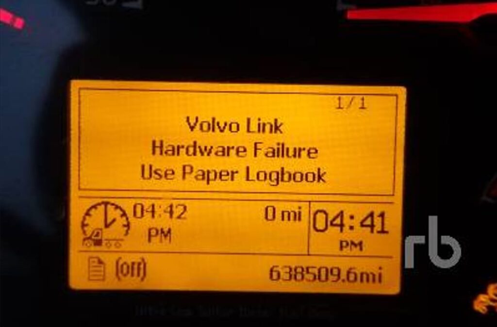 volvo link hardware failure