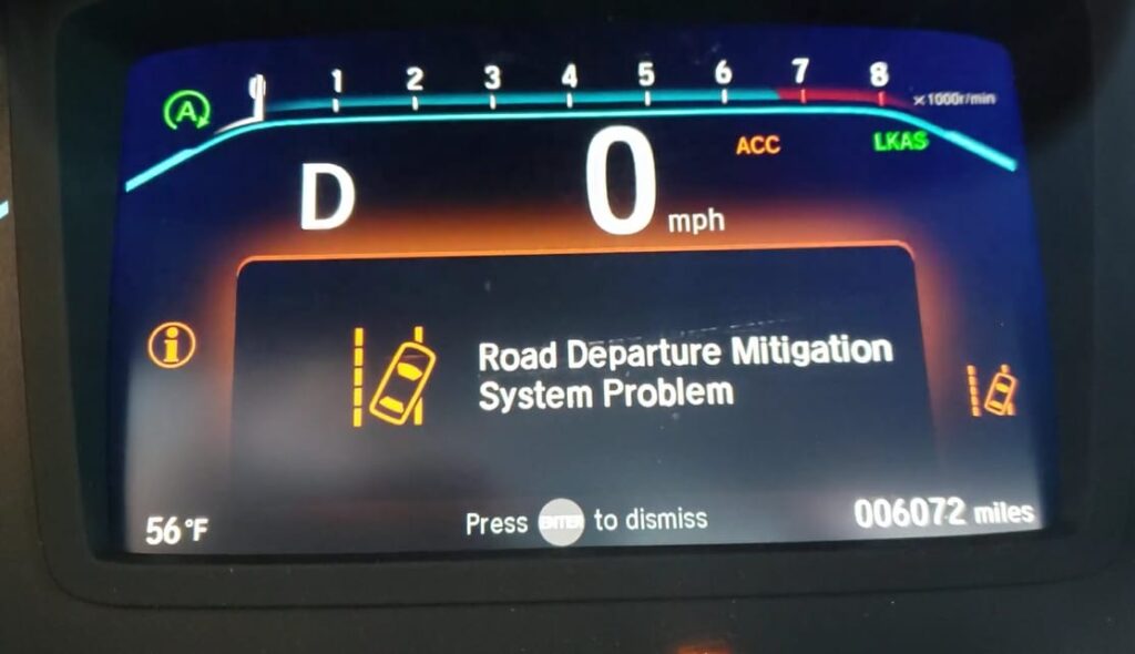 Road Departure Mitigation System Problem Causes And Fixes