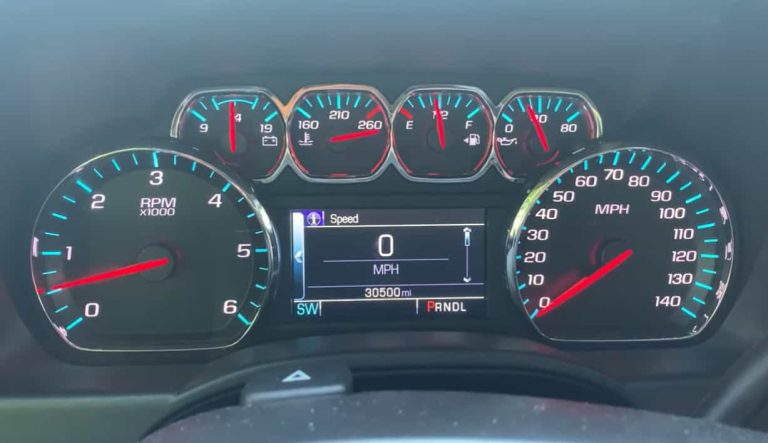 2014 silverado temperature gauge not working