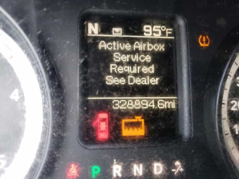 active airbox service required