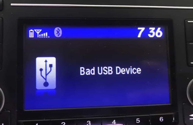 honda civic bad usb device