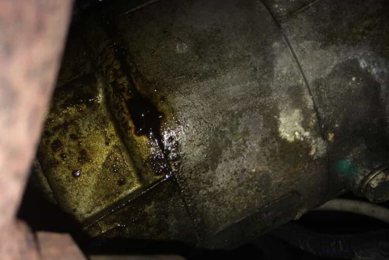 ac compressor oil leak