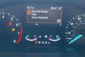 Ford Escape Rear Belt Monitor Fault – Causes & Fixes Guide