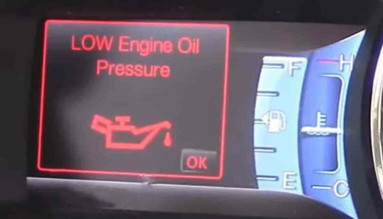 Ford Low Engine Oil Pressure