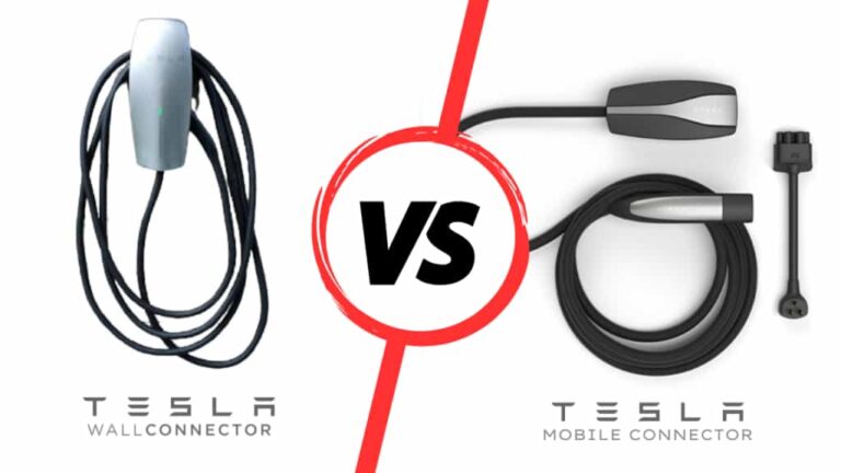 Tesla Wall Charger vs Mobile Charger