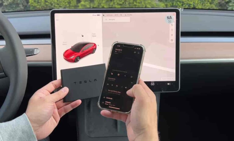 Tesla phone key not working