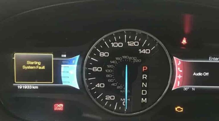 Ford Edge Starting System Fault