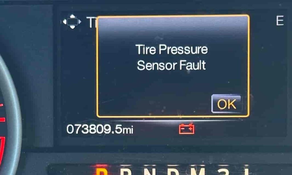 Ford F150 Tire Pressure Monitor Fault