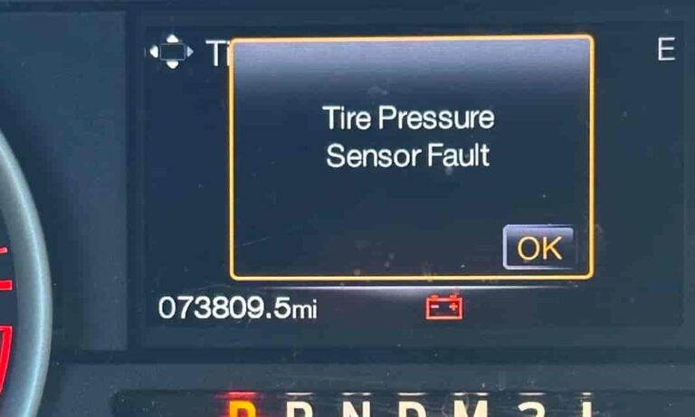 Ford F150 Tire Pressure Monitor Fault