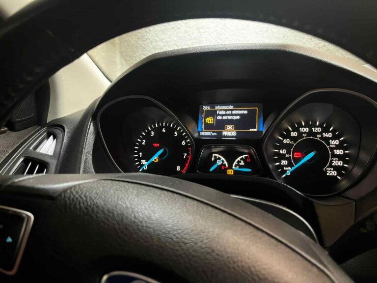 Ford Focus Starting System Fault