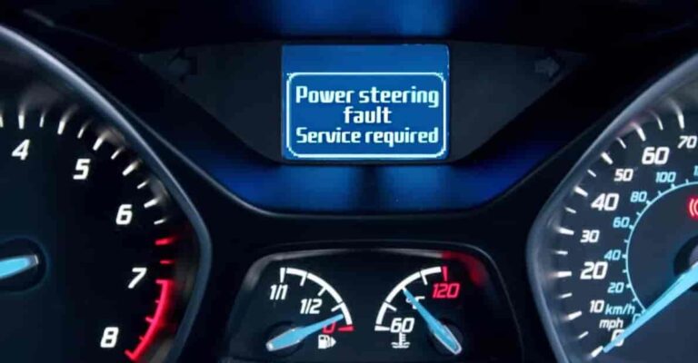 Ford Fusion Power Steering Assist Fault