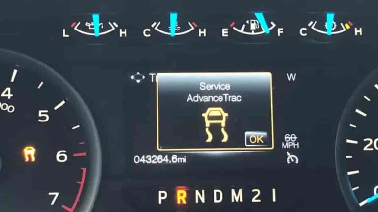 Ford Fusion Service AdvanceTrac