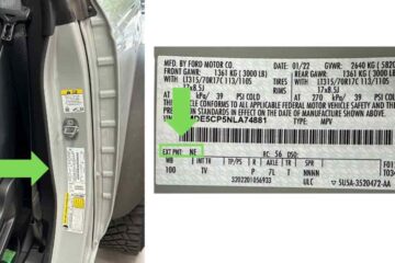 Ford Paint Codes Location: Find Your Car’s Color Code