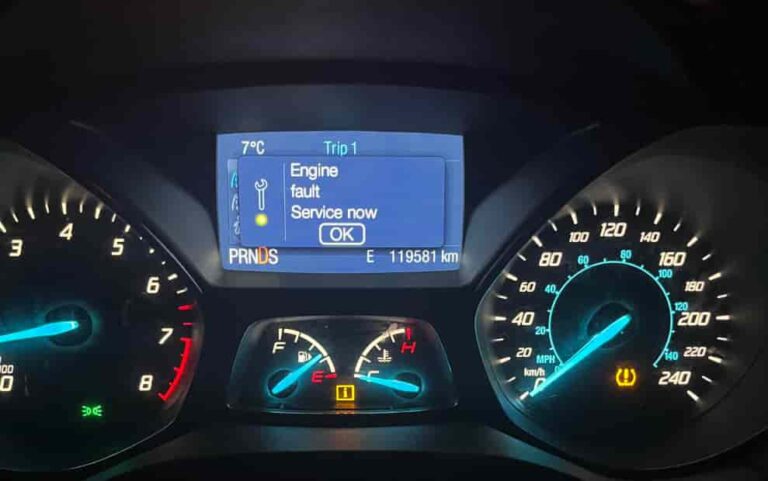 Engine Fault Service Now