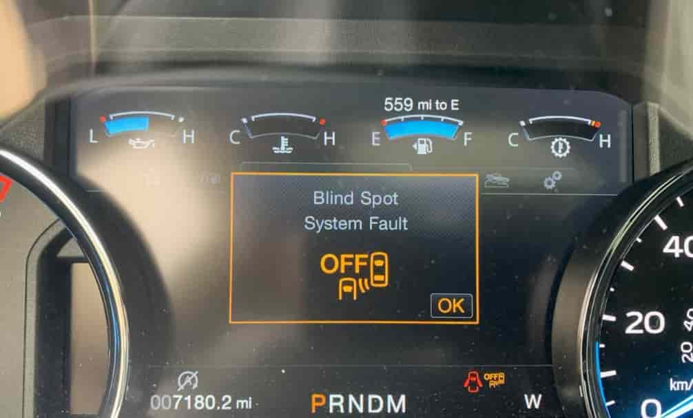 Ford Blind Spot System Fault