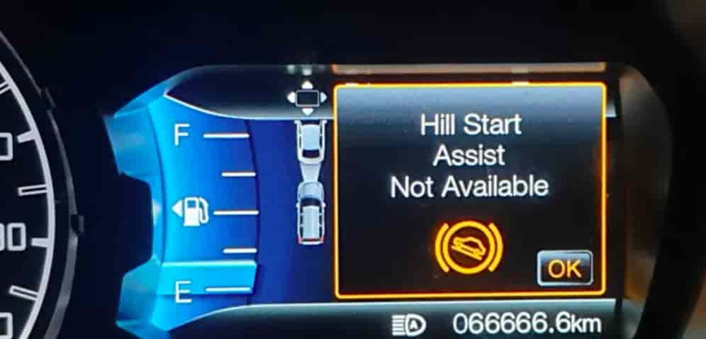 Ford Hill Start Assist Not Available