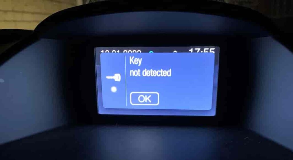 Ford Not Key Detected