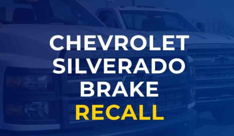 Chevy Silverado Brake Pressure Recall