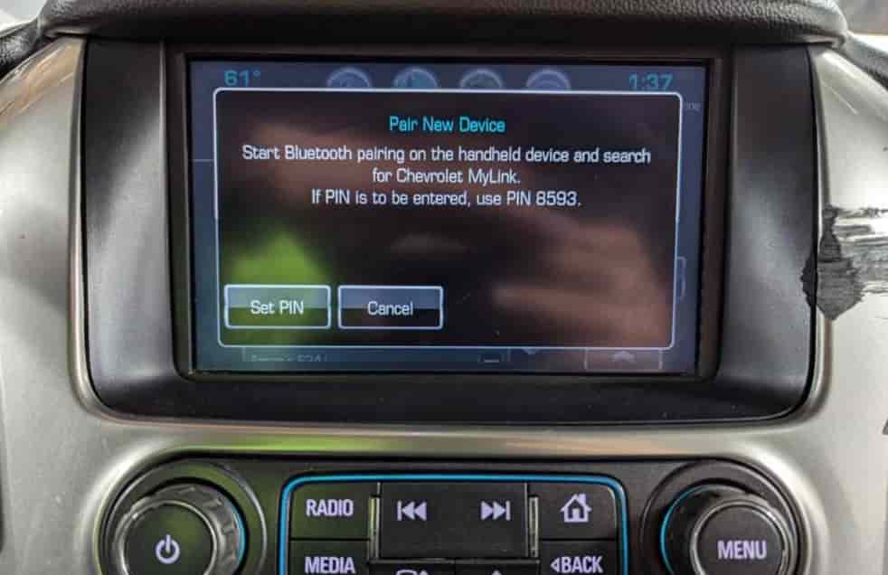My Chevrolet Bluetooth Not Working