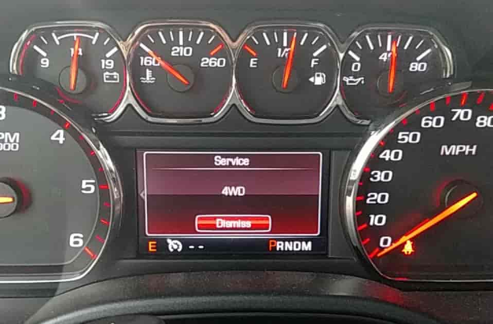 Silverado 4WD Switch No Lights