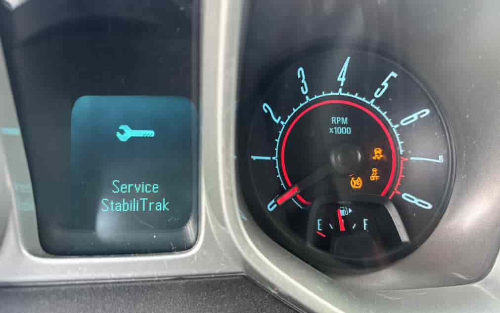 Chevy Camaro Service StabiliTrak Message