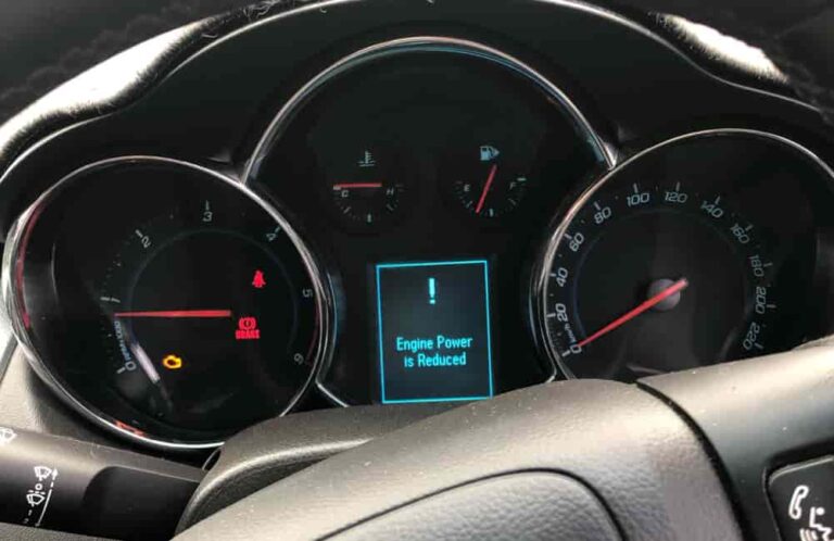 Chevy Cruze Engine Power Reduced