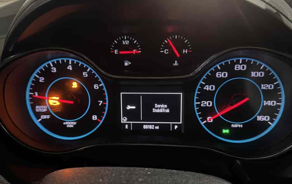 Chevy Cruze Service Stabilitrak Message