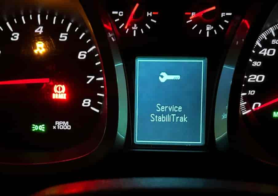 Chevy Equinox Service StabiliTrak Message