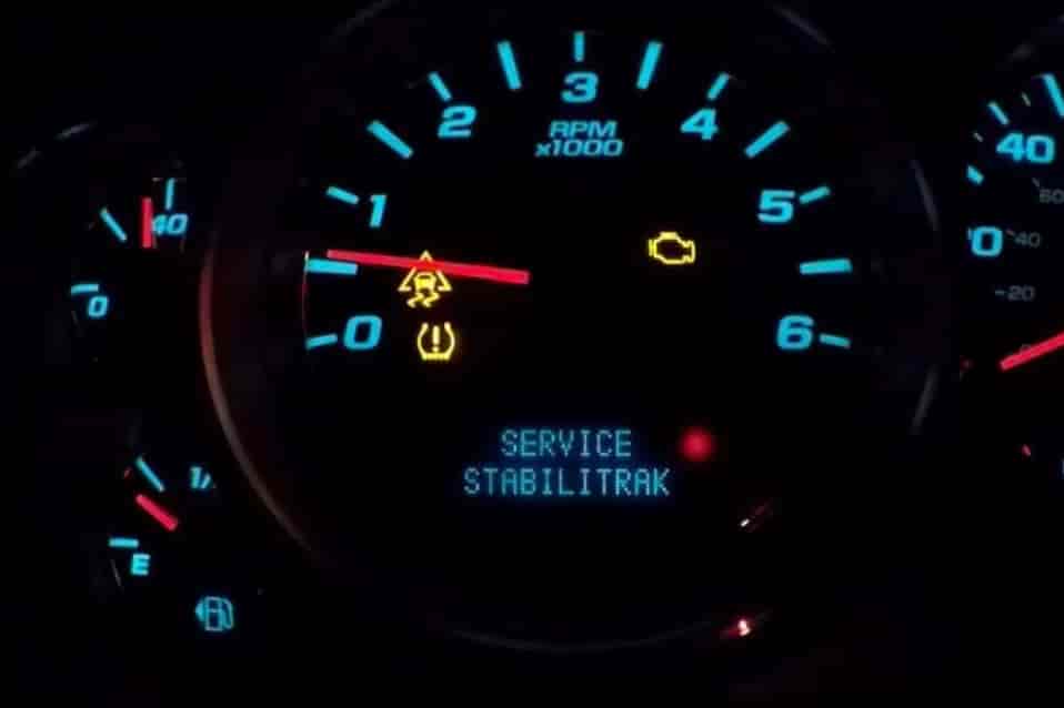 Chevy Impala Service StabiliTrak Message