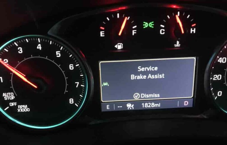 Chevy Malibu Service Brake Assist