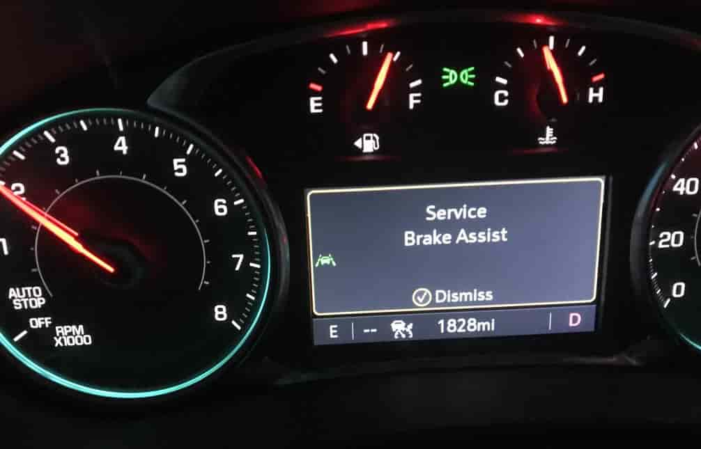 Chevy Malibu Service Brake Assist