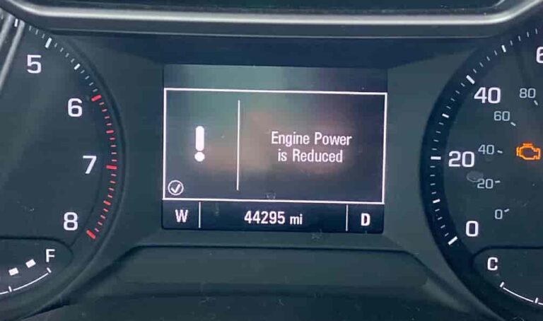 Chevy Silverado Reduced Engine Power