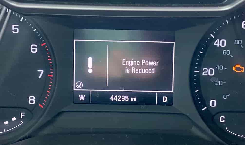 Chevy Silverado Reduced Engine Power