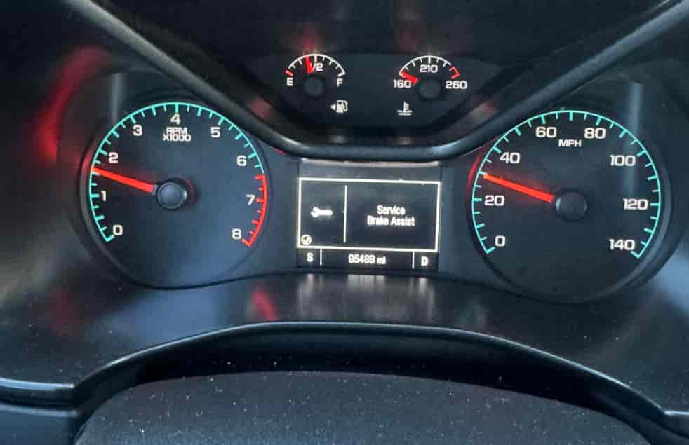 Chevy Silverado Service Brake Assist