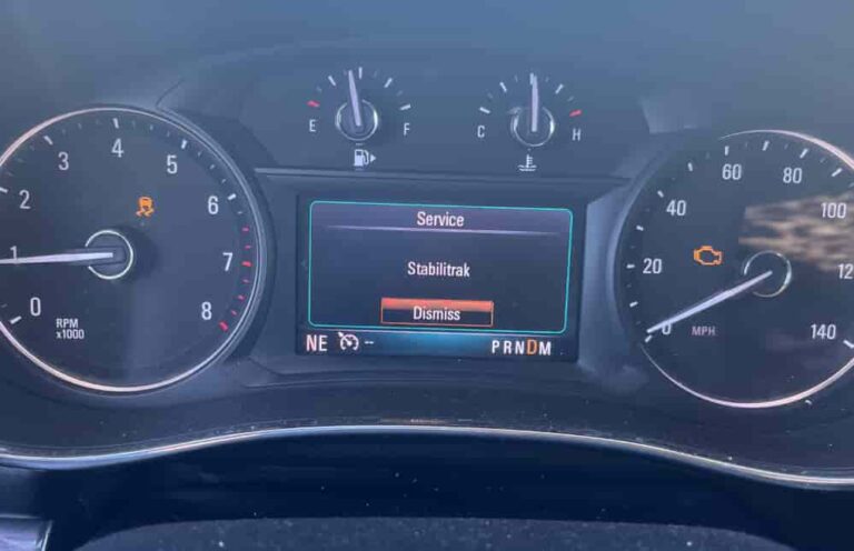 Chevy Traverse Service StabiliTrak Message
