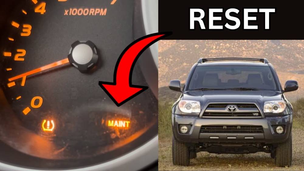 How to Reset Maintenance Light on Toyota 4Runner