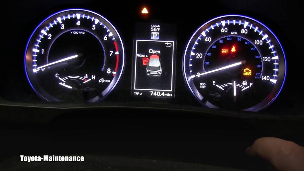 How to Reset Maintenance Light on Toyota Highlander
