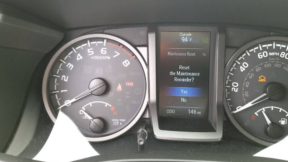 How to Reset Maintenance Light on Toyota Tacoma