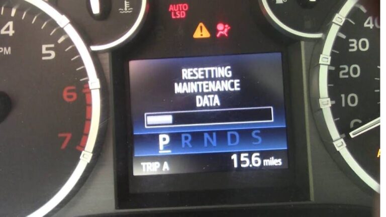 How to Reset Maintenance Light on Toyota Tundra