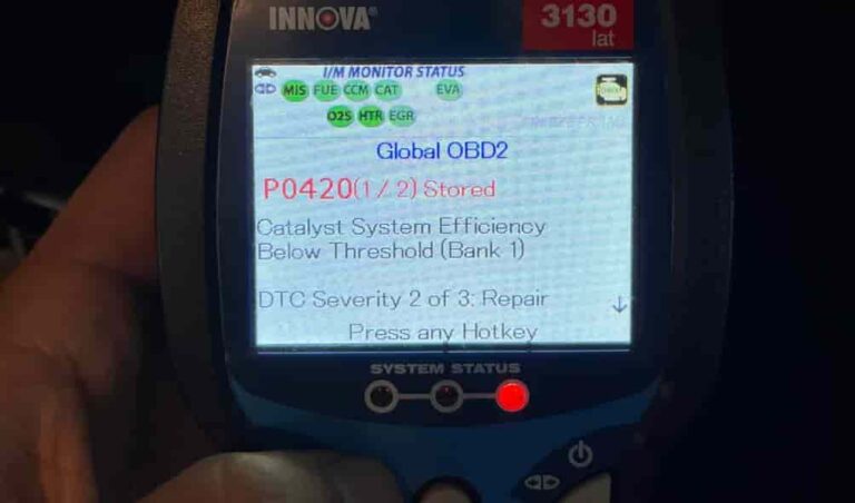 Hyundai P0420 Code
