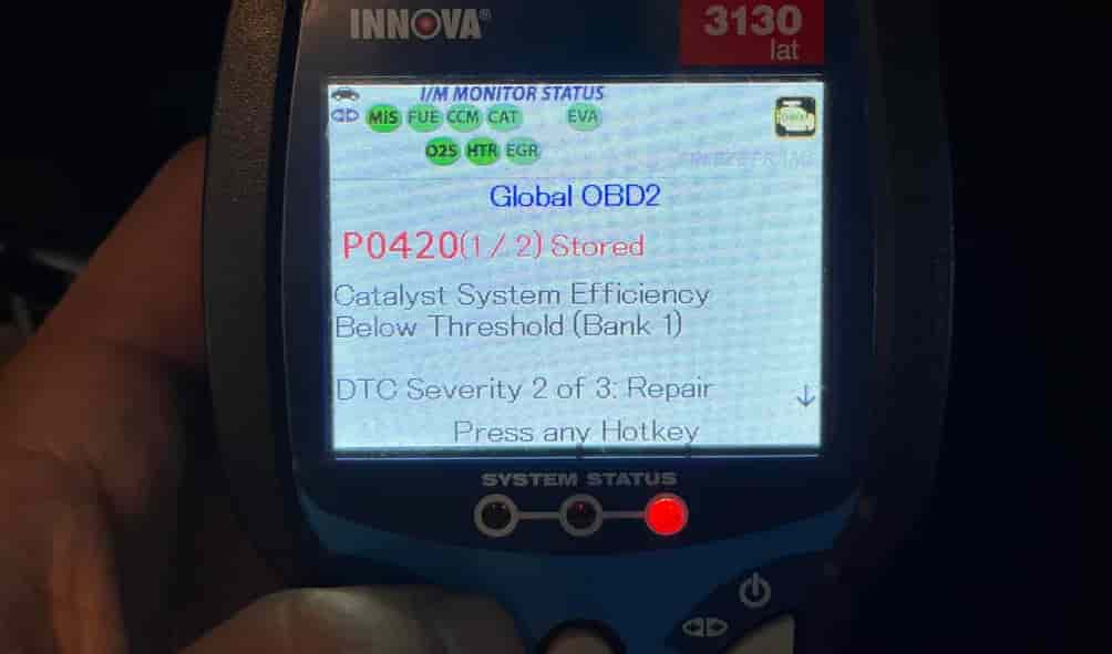 Hyundai P0420 Code