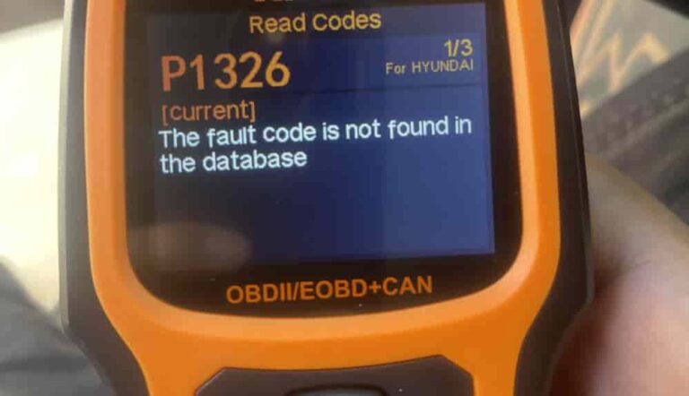 Hyundai P1326 Code