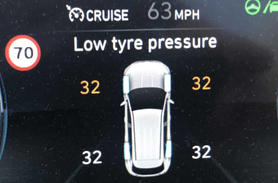 Hyundai Tucson Tire Pressure